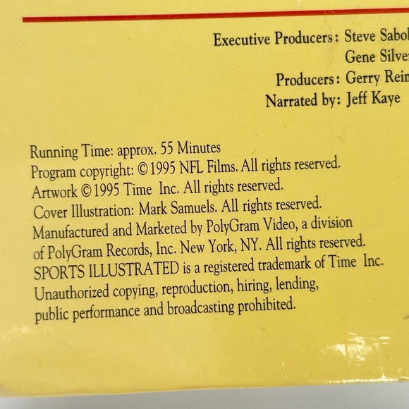 SEALED NFL's Newest Follies Sports‎ Illustrated Comedy Central VHS 1995 Tape - Picture 4 of 7